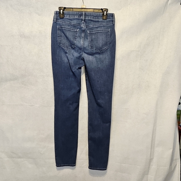 NYDJ Alina Leggings Cool Embrace Lift Tuck Technology Blue Denim Jeans Sz 4 - Picture 3 of 6